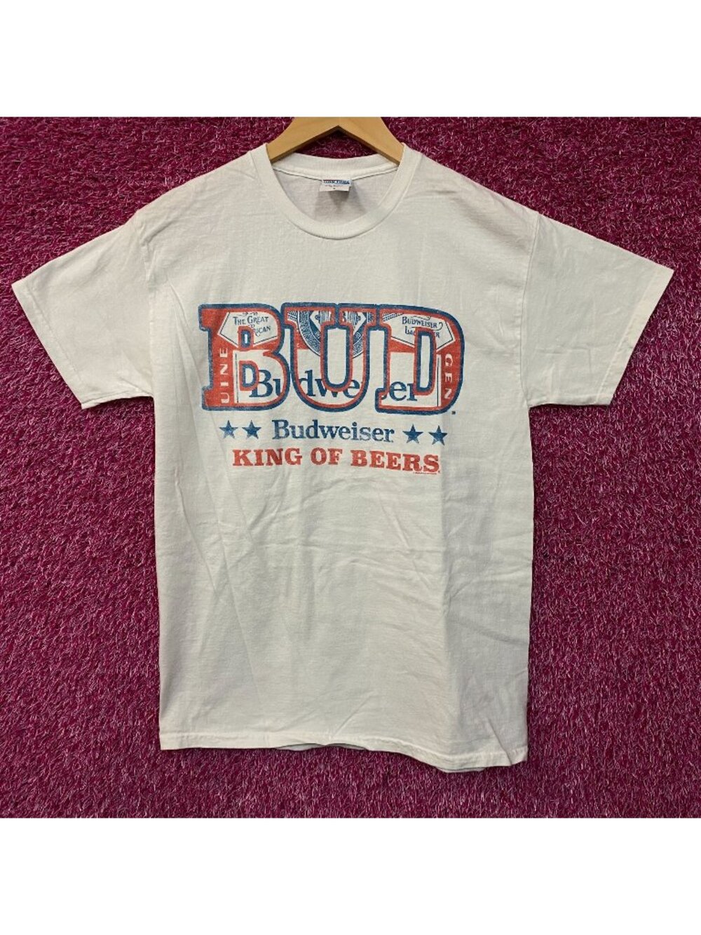 Junk Food Budweiser King of Beers Flea Market Tee Small